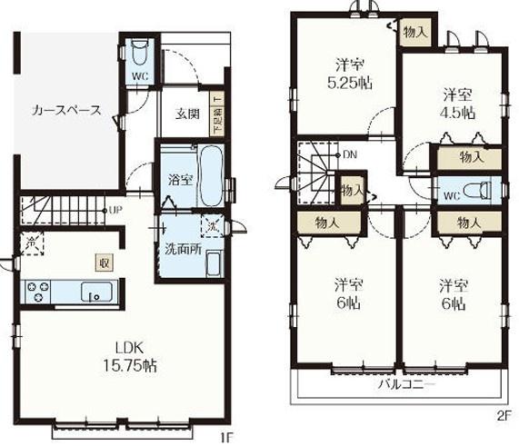 ハートフルタウン　東大和市向原4丁目　新築　全4棟　C号棟