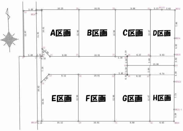 武蔵村山市伊奈平5丁目 売地 全8区画 D号区