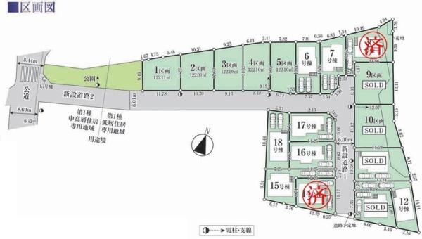 グラファーレ　羽村市羽加美3丁目　新築　全18区画　3号棟