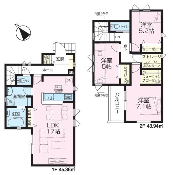 武蔵村山市神明2丁目 新築 全6棟 3号棟