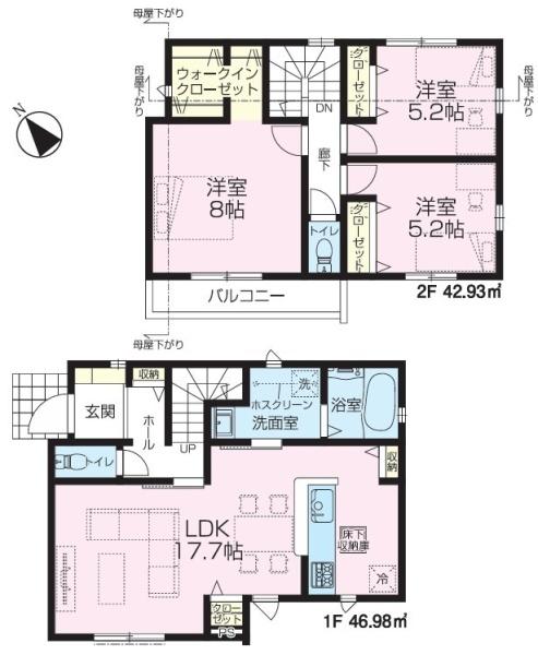 武蔵村山市神明2丁目 新築 全6棟 4号棟