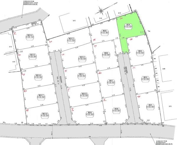 羽村市羽中2丁目　売地　全18区画　A号区