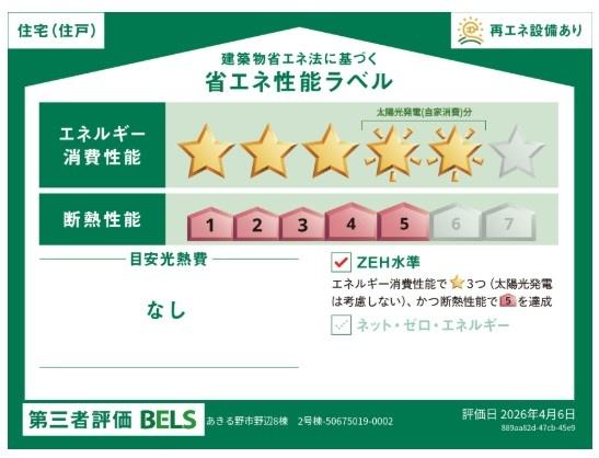 ブルーミングガーデン　あきる野市野辺　新築　全8棟　2号棟
