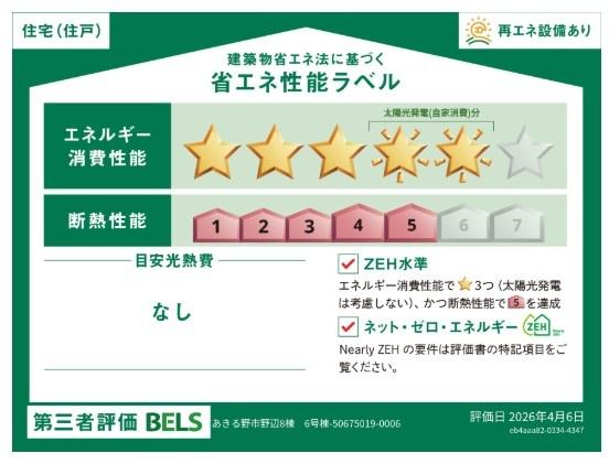 ブルーミングガーデン　あきる野市野辺　新築　全8棟　6号棟