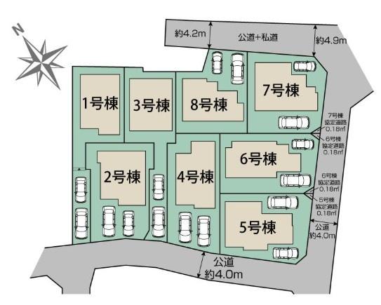 ブルーミングガーデン　あきる野市野辺　新築　全8棟　8号棟