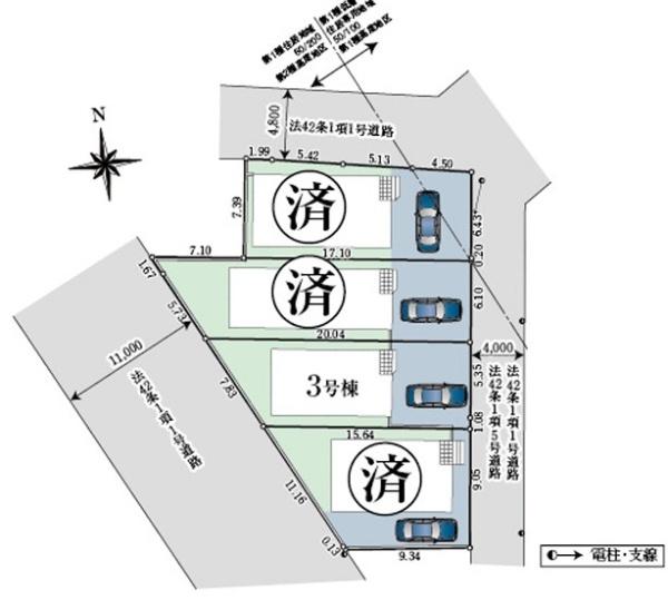 クレイドルガーデン　昭島市昭和町3丁目　新築　全4棟　3号棟