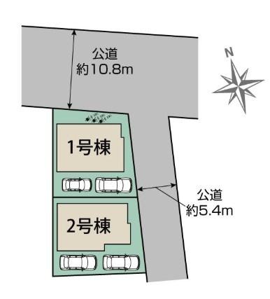 ブルーミングガーデン　立川市若葉町1丁目新築　全2棟1号棟