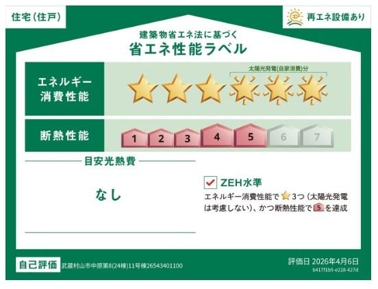 クレイドルガーデン　武蔵村山市中原4丁目新築全16棟11号棟