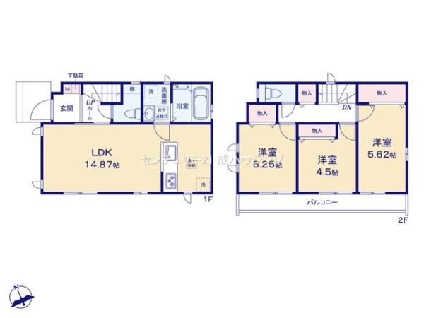 ハートフルタウン　昭島市朝日町4丁目　新築　全2棟　A号棟