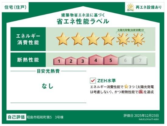 クレイドルガーデン　昭島市昭和町4丁目　新築　全6棟　3号棟