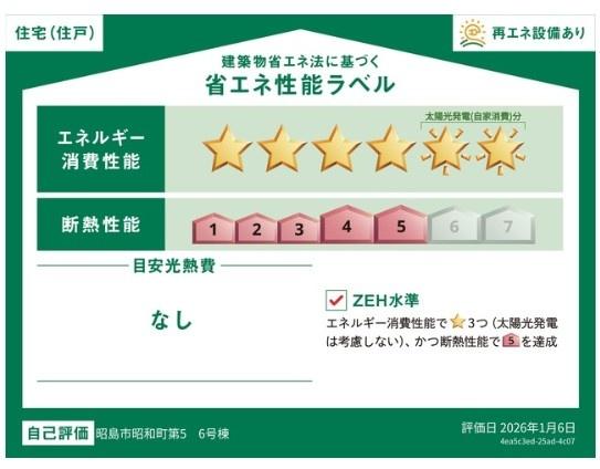 クレイドルガーデン　昭島市昭和町4丁目　新築　全6棟　6号棟
