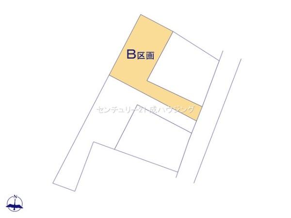 羽村市羽西3丁目　売地　全4区画　B号区