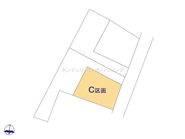 羽村市羽西3丁目　売地　全4区画　C号区