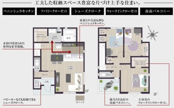 タマタウン 武蔵村山市三ツ木2丁目 新築 全3棟 2号棟
