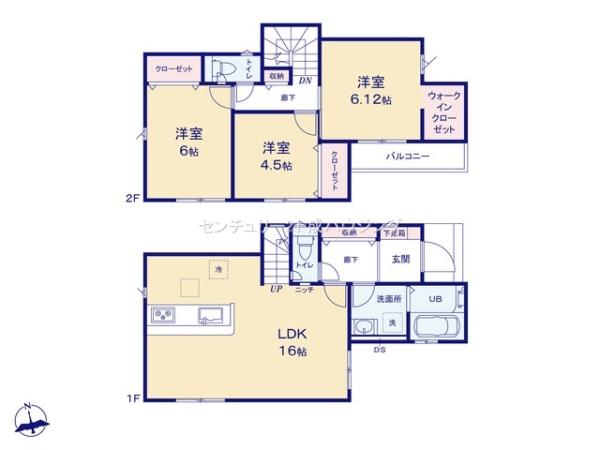 グラファーレ　昭島市宮沢町　新築　全2棟　1号棟
