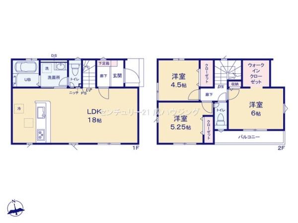 グラファーレ　昭島市宮沢町　新築　全2棟　2号棟