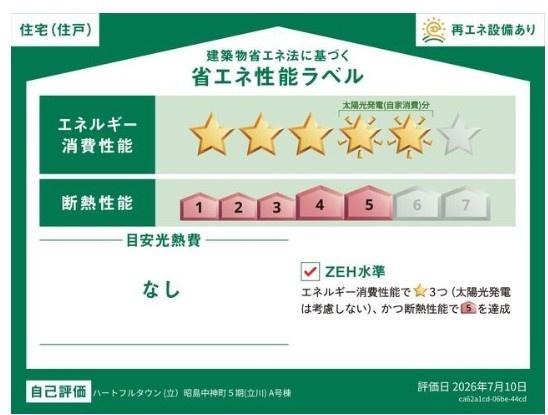 ハートフルタウン　昭島市中神町2丁目　新築　全6棟　A号棟