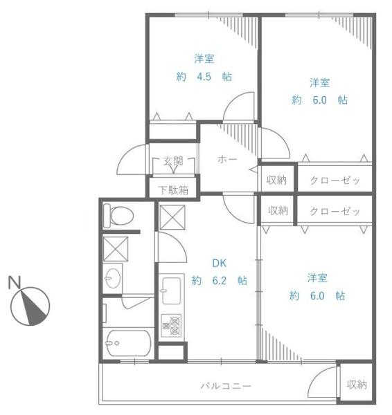 立川市羽衣町住宅　3号棟