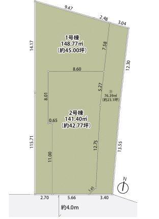 武蔵村山市神明2丁目　新築　全2棟　2号棟