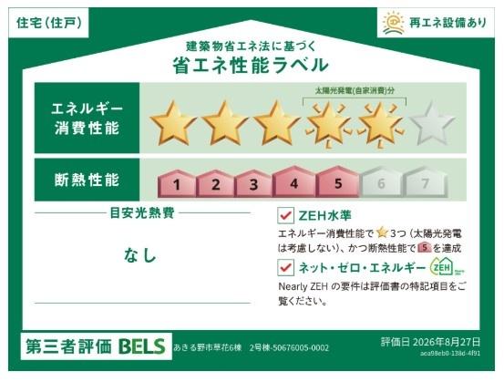 ブルーミングガーデン　あきる野市草花　新築　全6棟　2号棟