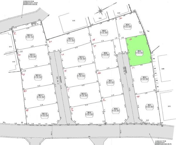 羽村市羽中2丁目 売地 全18区画 B号区