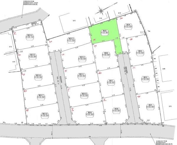 羽村市羽中2丁目　売地　全18区画　E号区