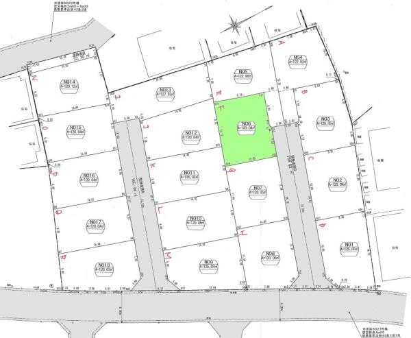 羽村市羽中2丁目　売地　全18区画　F号区