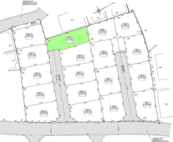 羽村市羽中2丁目　売地　全18区画　I号区