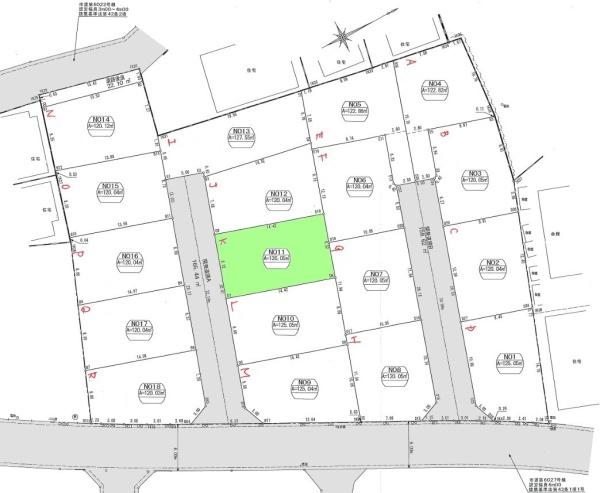 羽村市羽中2丁目　売地　全18区画　K号区