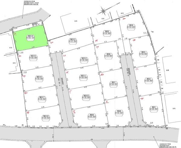 羽村市羽中2丁目　売地　全18区画　N号区