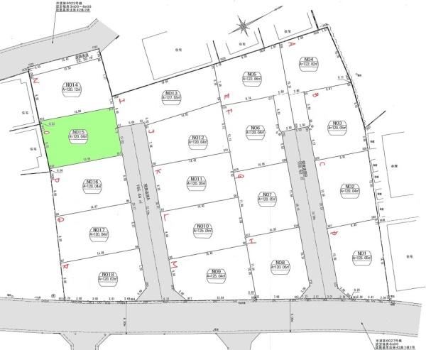 羽村市羽中2丁目　売地　全18区画　O号区