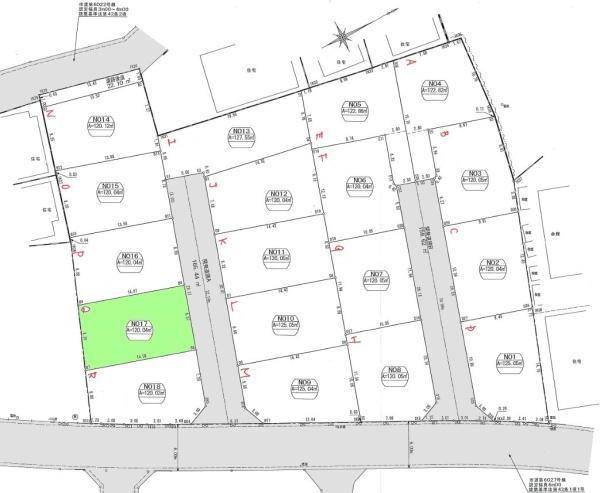 羽村市羽中2丁目　売地　全18区画　Q号区