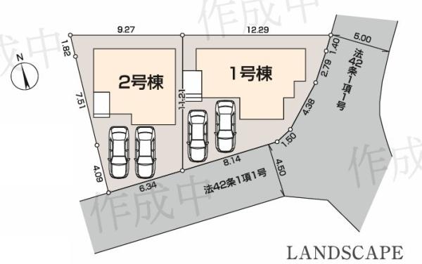 リーブルガーデン　あきる野市草花　新築　全2棟　1号棟