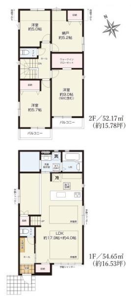 昭島市中神町 新築 全4棟 3号棟