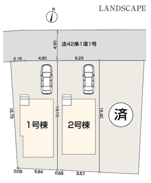 リーブルガーデン　福生市福生　新築　全2棟　1号棟
