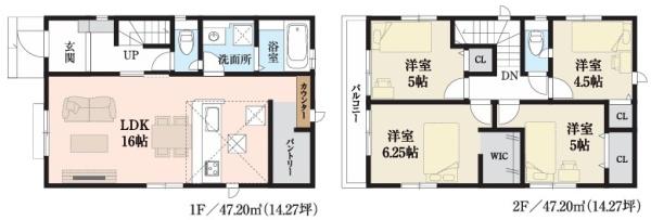 グラファーレ 昭島市拝島町4丁目 新築 全6棟 2号棟