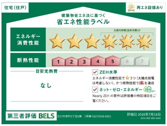 ブルーミングガーデン　立川市幸町5丁目　新築　全1棟