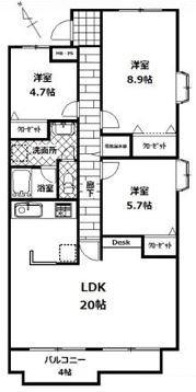 西武拝島ハイツ１号棟