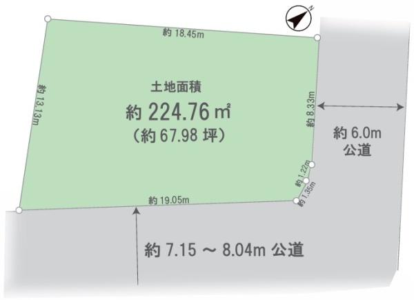 東大和市湖畔2丁目 売地 全1区画