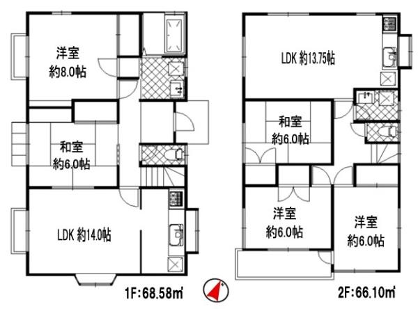 羽村市緑ヶ丘1丁目　中古戸建
