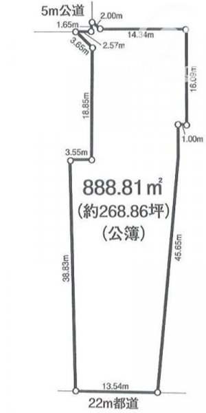 あきる野市山田の土地