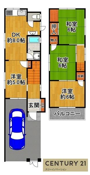 大阪市大正区南恩加島２丁目の中古一戸建