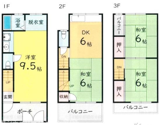 東大阪市上小阪３丁目の中古一戸建て