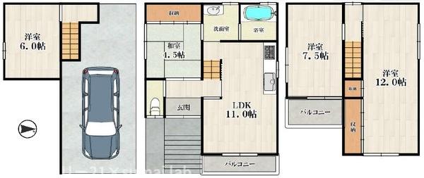 若江東町／中古戸建