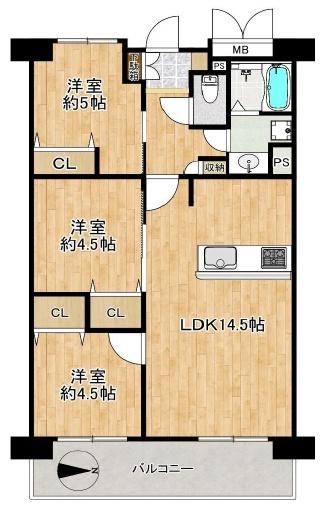 正起瓢箪山ハイツ