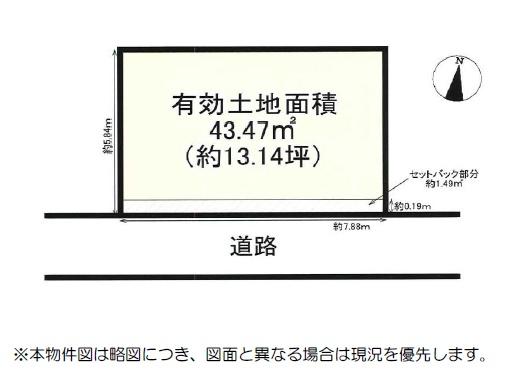 大蓮南／建築条件無土地