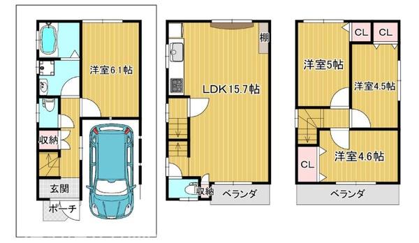 西上小阪／中古戸建