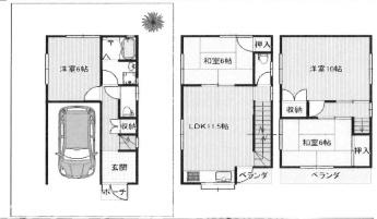 東大阪市西岩田１丁目の中古一戸建て