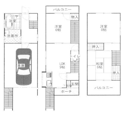 東大阪市中石切町１丁目の中古一戸建て