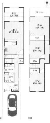 足代／中古戸建